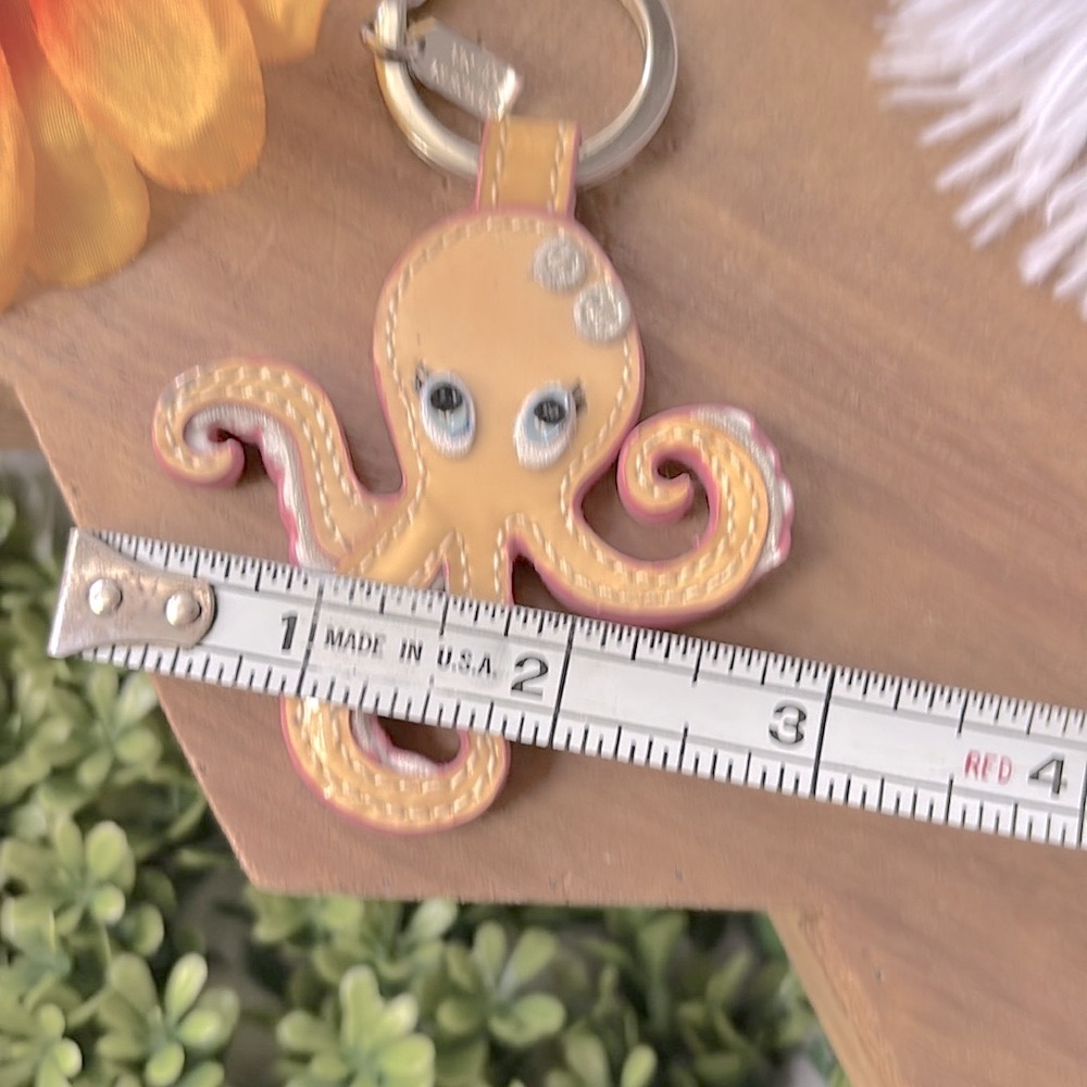 Coach Octopus Patten Leather Keychain - Picture 8 of 8